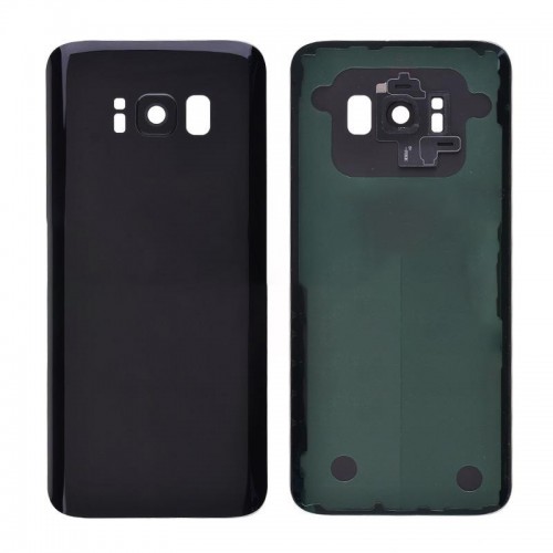 Galaxy S8+ Back Glass Black With Camera Lens